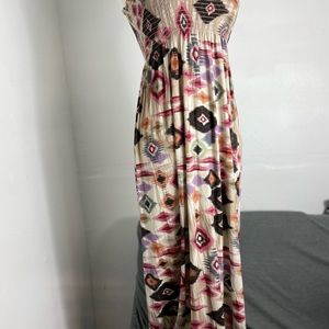 Strapless Dress Maxi Small